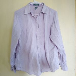 Lavender Ralph Lauren button down
